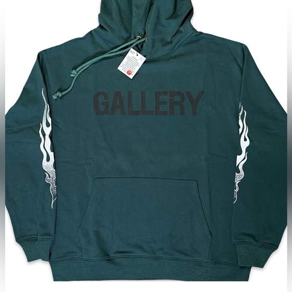 GALLERY DEPT GREEN HOODIE SWEATSHIRT - NWT - Picture 1 of 4